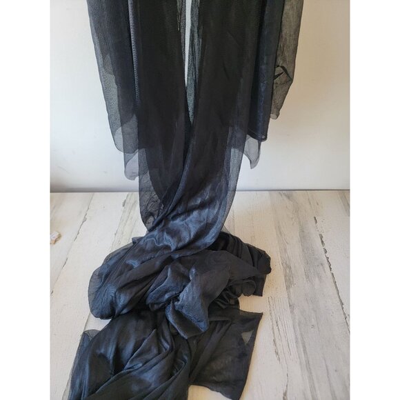 Large hanging skeleton face skull mask Halloween home decor prop - Picture 6 of 8